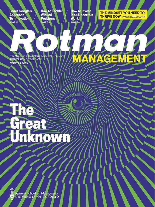 Title details for Rotman Management by Rotman School of Management, University of Toronto - Available